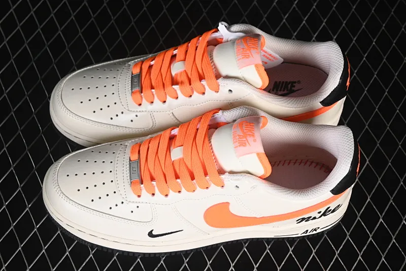 All categories Nk Air Force 1 Air Force series Nk Air Force 1 Low Air Force low-top Nike Air Force 1'07 Low off-white bright orange Air Force low-top casual sneakers NH0601-582